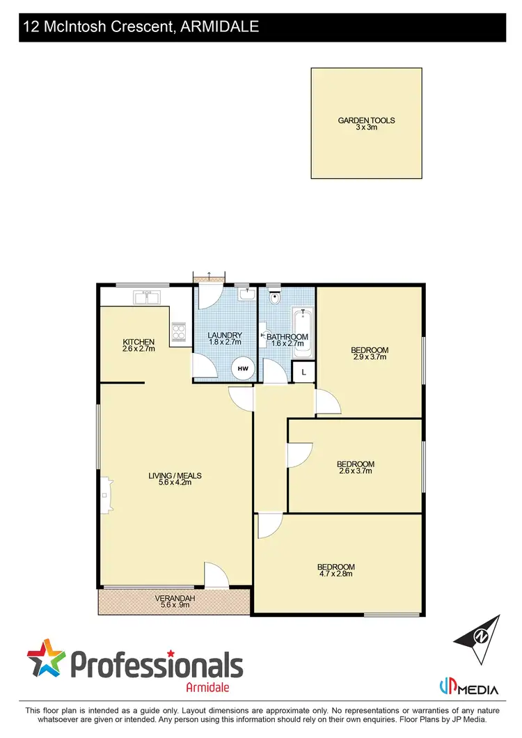 Floorplan of Homely house listing, 12 McIntosh Crescent, Armidale NSW 2350