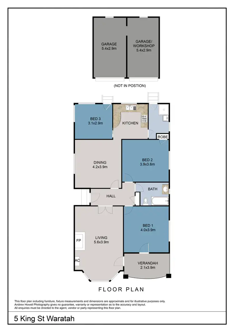 Floorplan of Homely house listing, 5 King Street, Waratah West NSW 2298