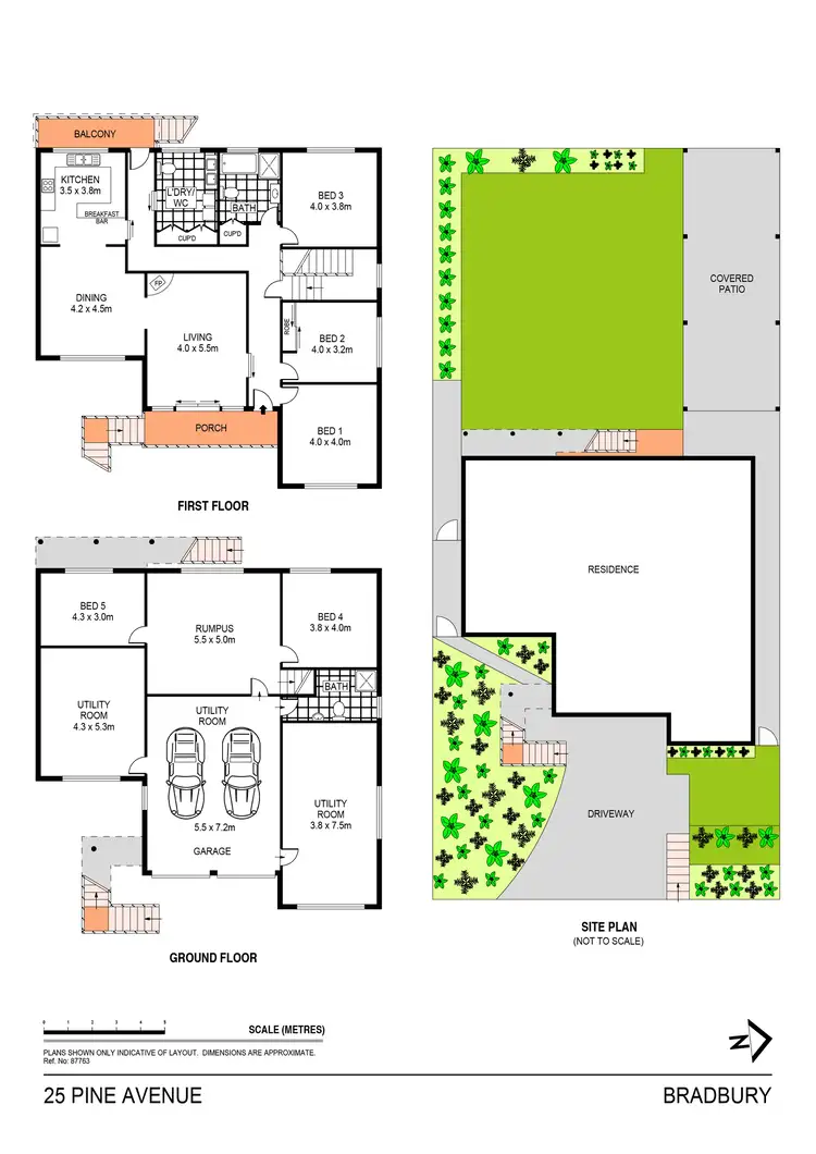 Floorplan of Homely house listing, 25 Pine Avenue, Bradbury NSW 2560