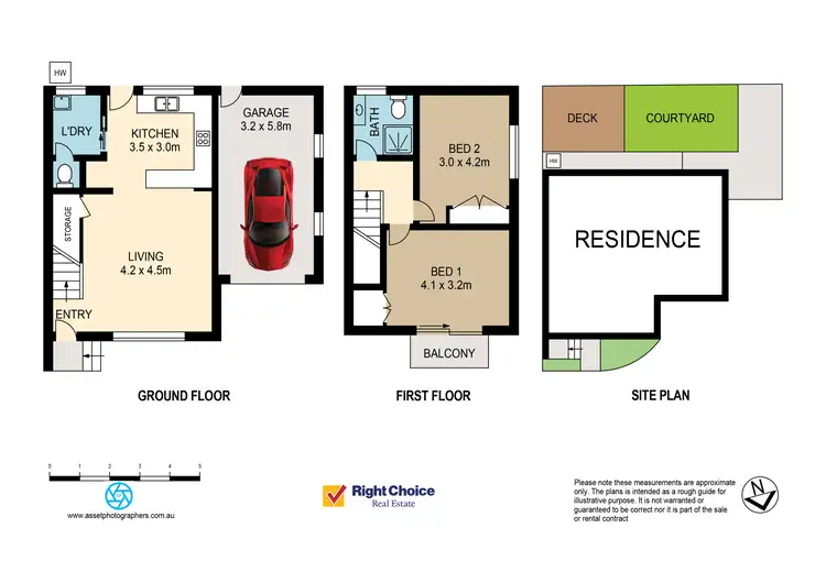 Floorplan of Homely townhouse listing, 1/43 College Avenue, Blackbutt NSW 2529