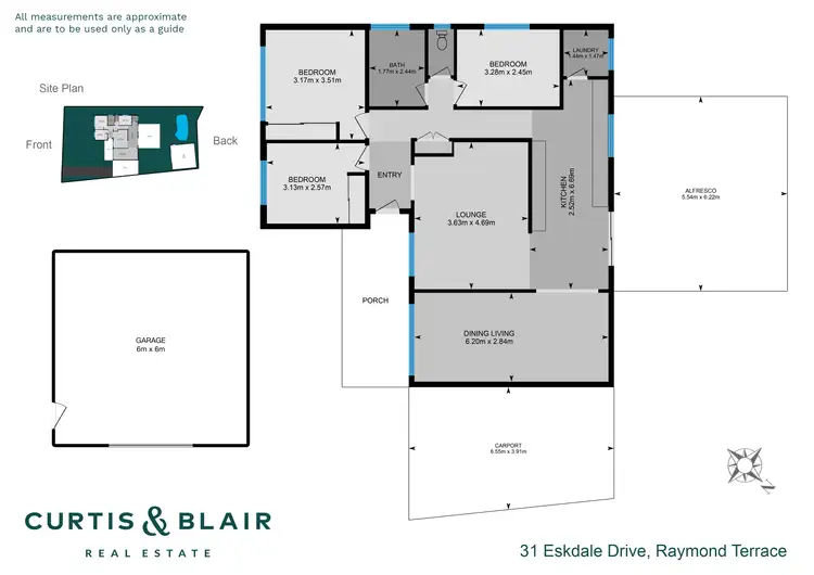 Floorplan of Homely house listing, 31 Eskdale Drive, Raymond Terrace NSW 2324
