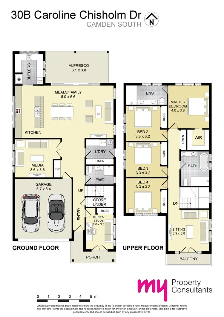 Floorplan of Homely house listing, 30B Caroline Chisholm Drive, Camden South NSW 2570