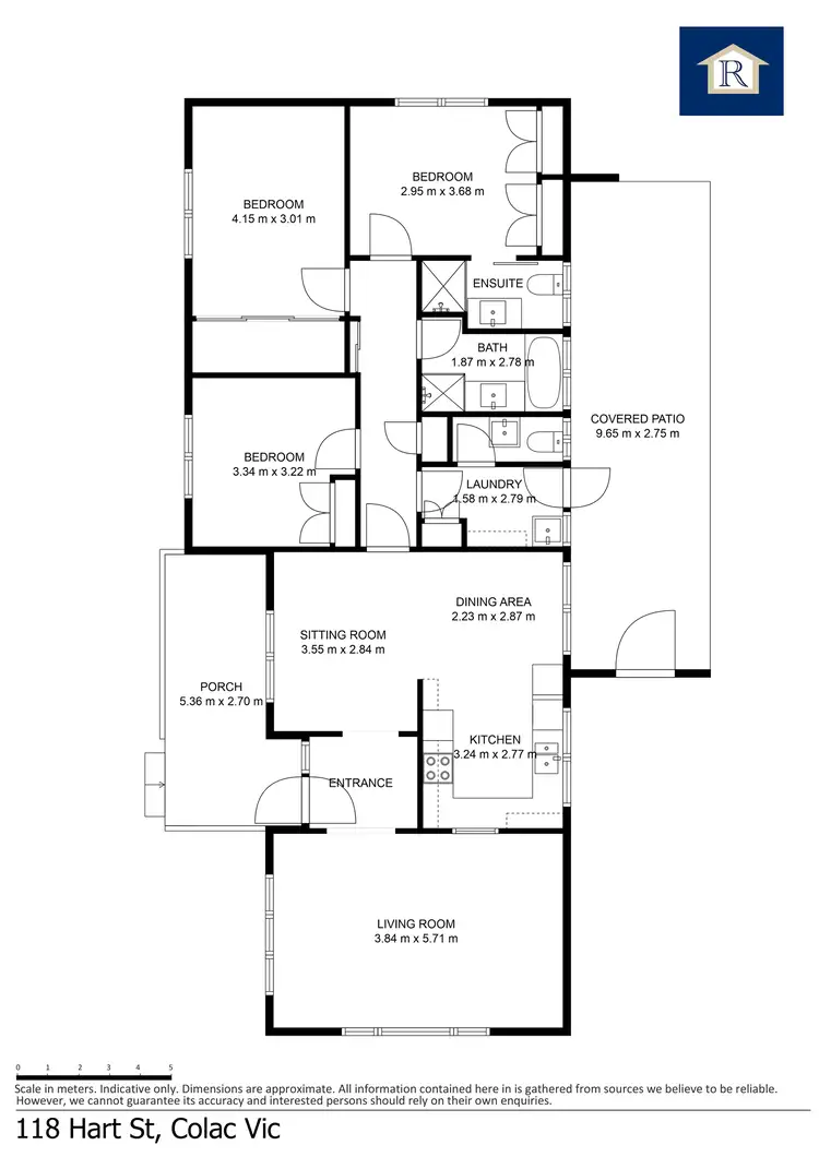 Floorplan of Homely house listing, 118 Hart Street, Colac VIC 3250
