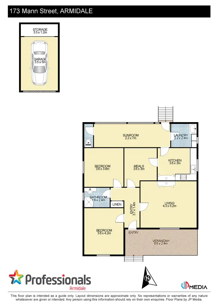 Floorplan of Homely house listing, 173 Mann Street, Armidale NSW 2350