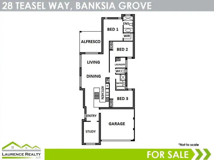 Floorplan of Homely house listing, 28 Teasel Way, Banksia Grove WA 6031