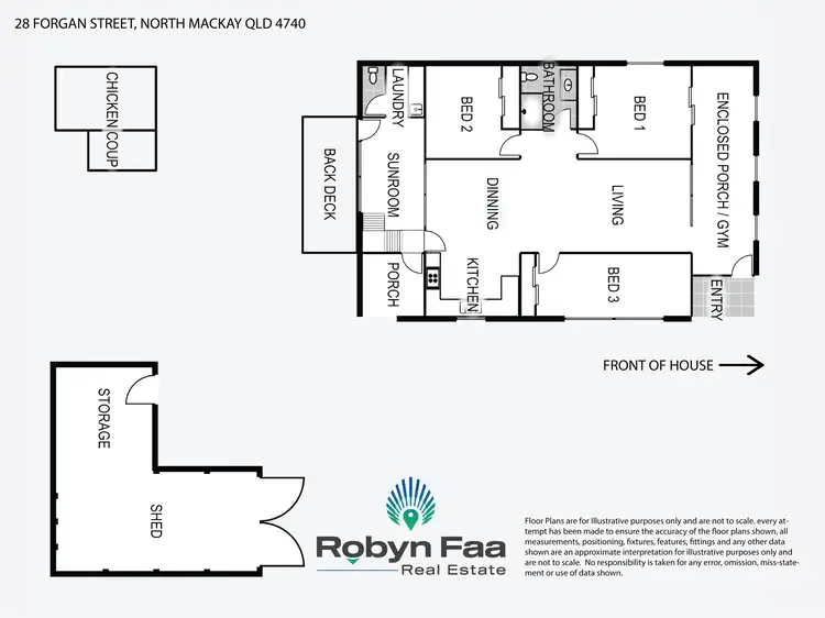 Floorplan of Homely house listing, 28 Forgan Street, North Mackay QLD 4740