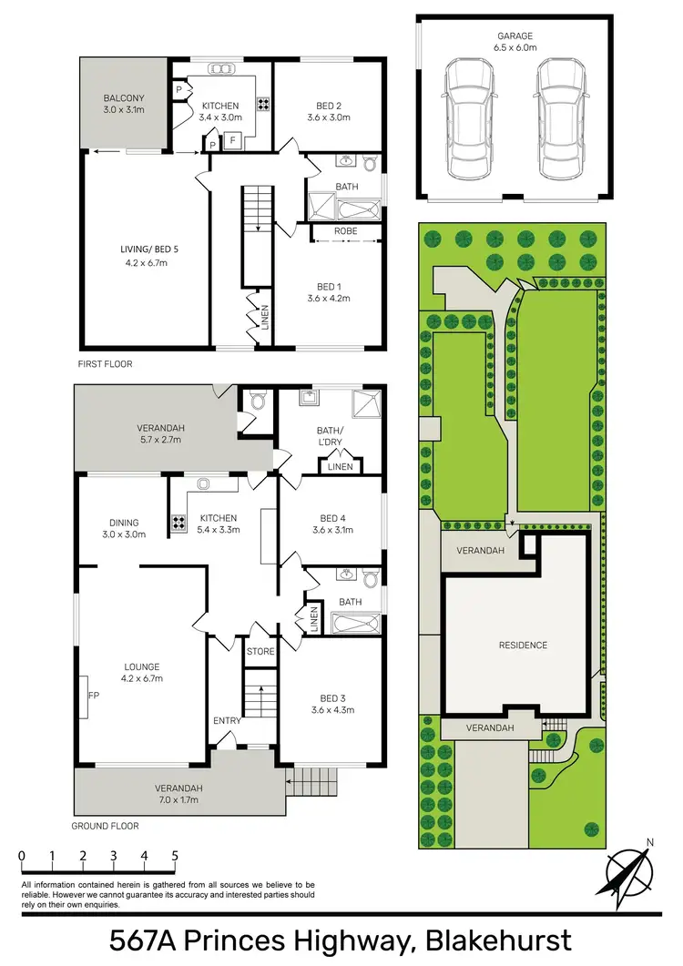 Floorplan of Homely house listing, 567a Princes Highway, Blakehurst NSW 2221