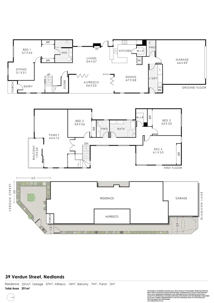 Floorplan of Homely house listing, 39 Verdun Street, Nedlands WA 6009