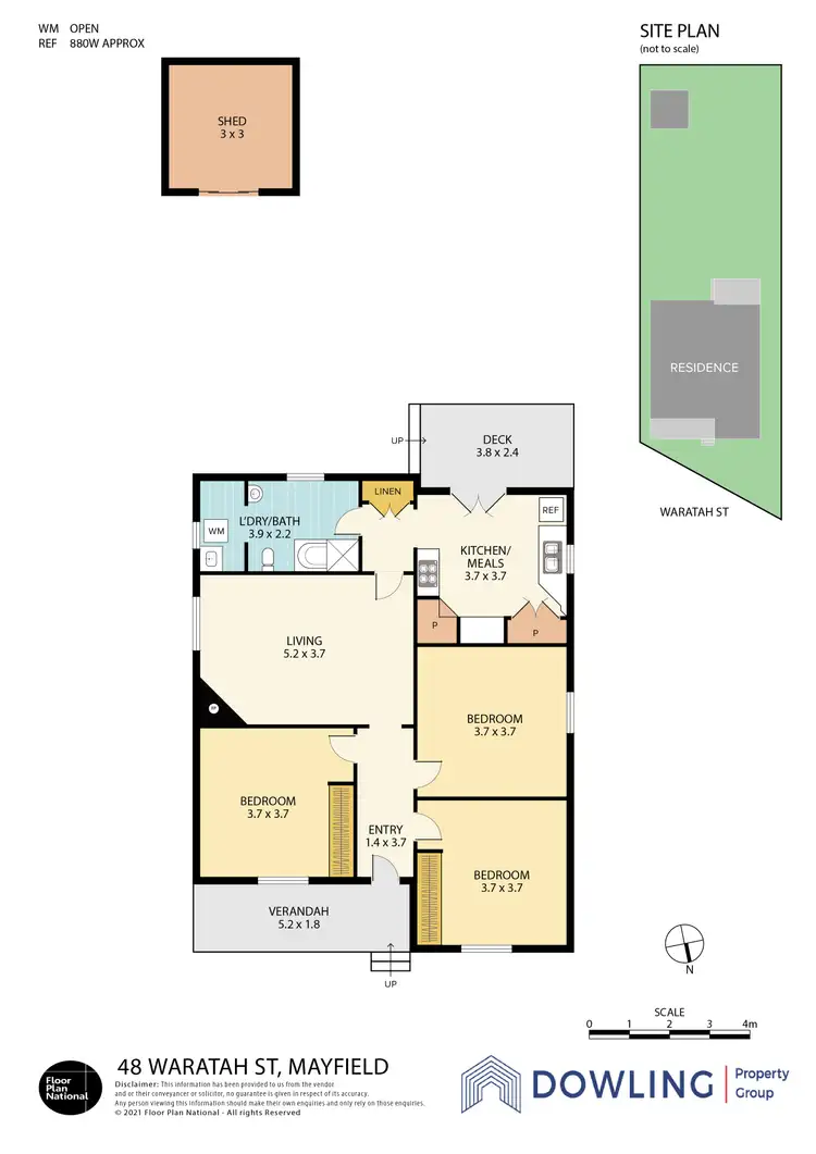 Floorplan of Homely house listing, 48 Waratah Street, Mayfield NSW 2304