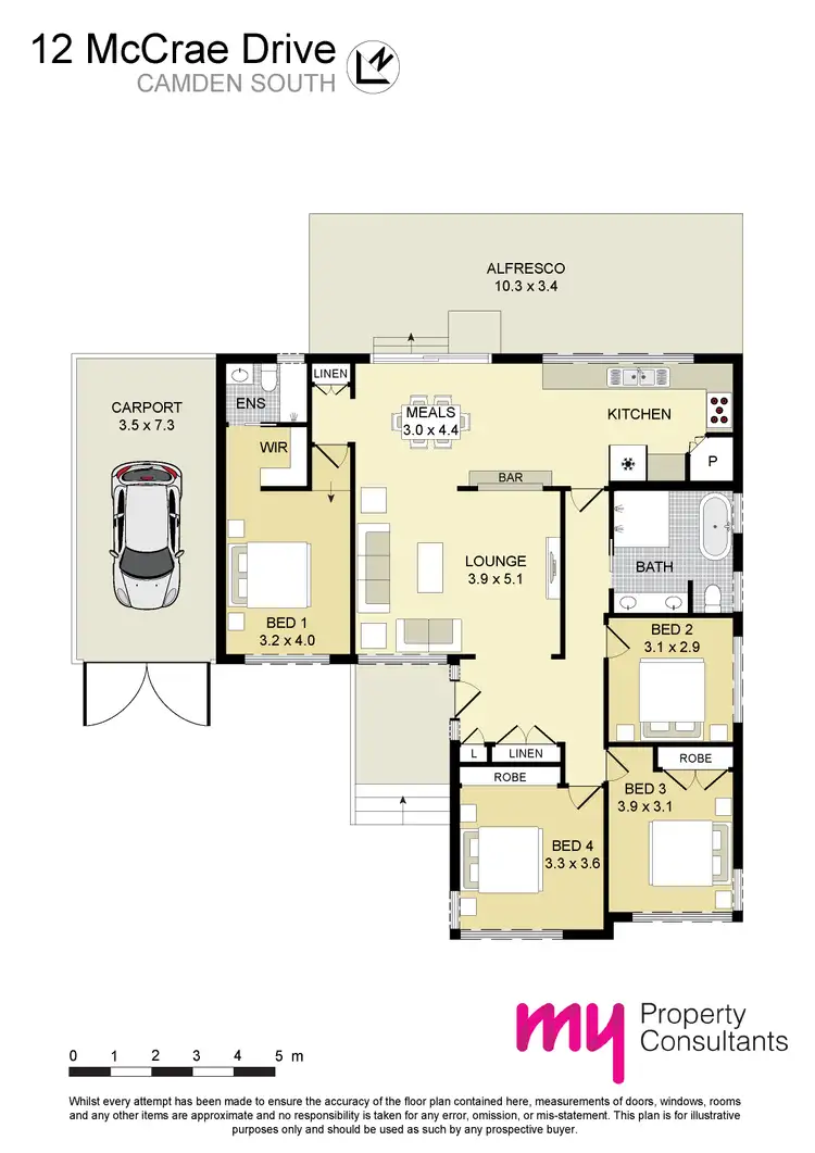 Floorplan of Homely house listing, 12 Mccrae Drive, Camden South NSW 2570