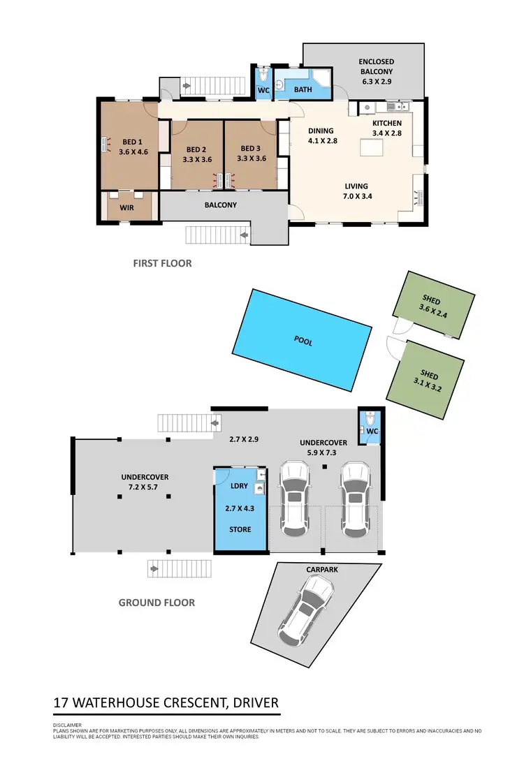Floorplan of Homely house listing, 17 Waterhouse Crescent, Driver NT 830