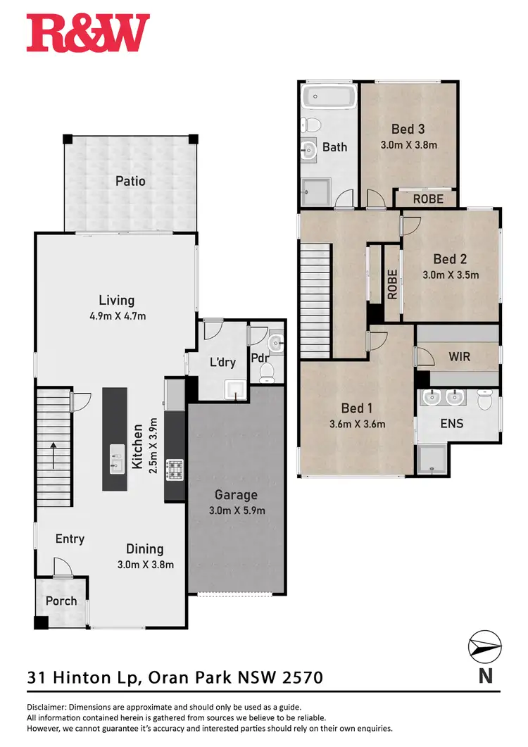 Floorplan of Homely house listing, 31 Hinton Loop, Oran Park NSW 2570