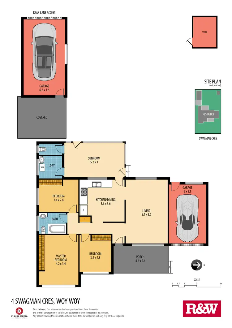 Floorplan of Homely house listing, 4 Swagman Crescent, Woy Woy NSW 2256