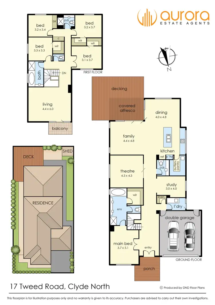 Floorplan of Homely house listing, 17 Tweed Road, Clyde North VIC 3978