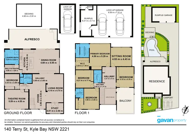 Floorplan of Homely house listing, 140 Terry Street, Kyle Bay NSW 2221