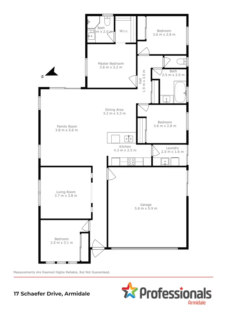 Floorplan of Homely house listing, 17 Schaefer Drive, Armidale NSW 2350