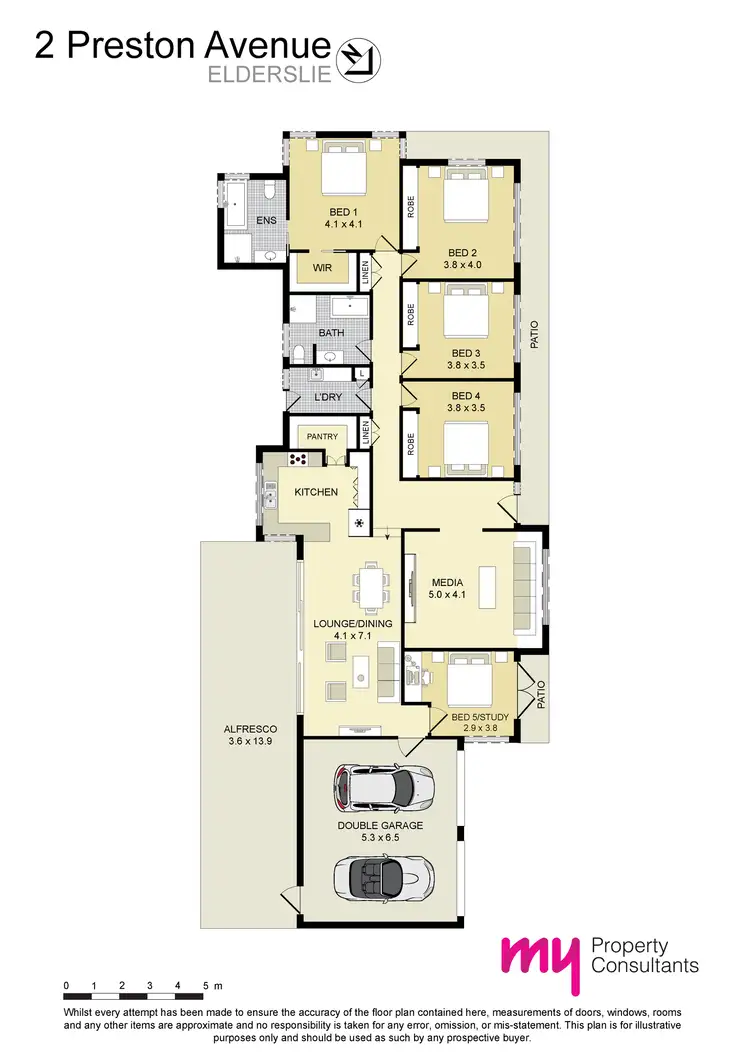 Floorplan of Homely house listing, 2 Preston Avenue, Elderslie NSW 2570