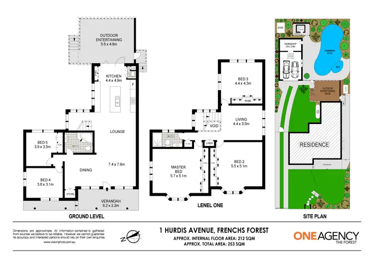 Floorplan of Homely house listing, 1 Hurdis Avenue, Frenchs Forest NSW 2086