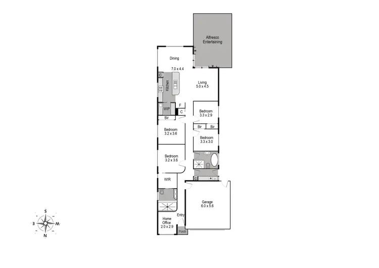 Floorplan of Homely house listing, 15 Palmaston Drive, Greenvale VIC 3059