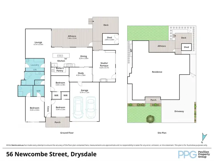 Floorplan of Homely house listing, 56 Newcombe Street, Drysdale VIC 3222