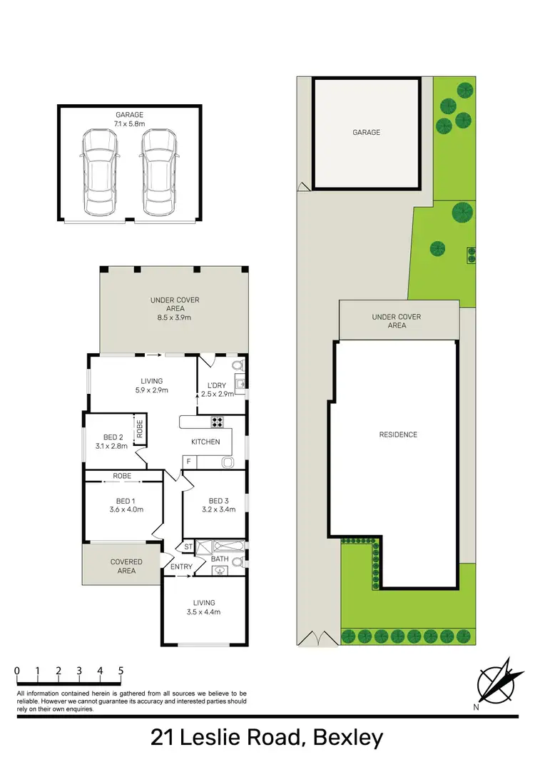 Floorplan of Homely house listing, 21 Leslie Road, Bexley NSW 2207