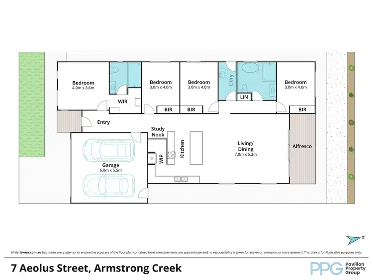 Floorplan of Homely house listing, 7 Aeolus Street, Armstrong Creek VIC 3217