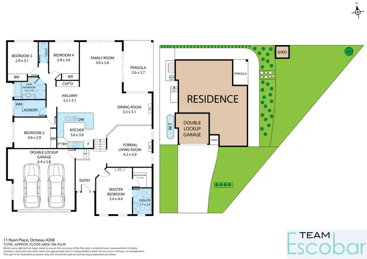 Floorplan of Homely house listing, 11 Ryan Place, Ormeau QLD 4208