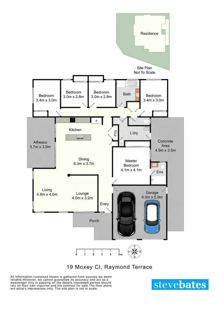 Floorplan of Homely house listing, 19 Moxey Close, Raymond Terrace NSW 2324