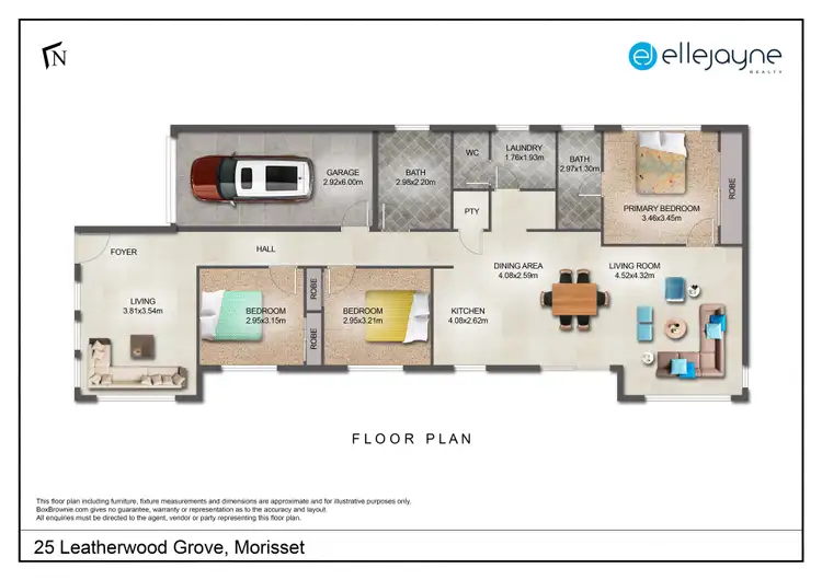 Floorplan of Homely house listing, 25 Leatherwood Grove, Morisset NSW 2264