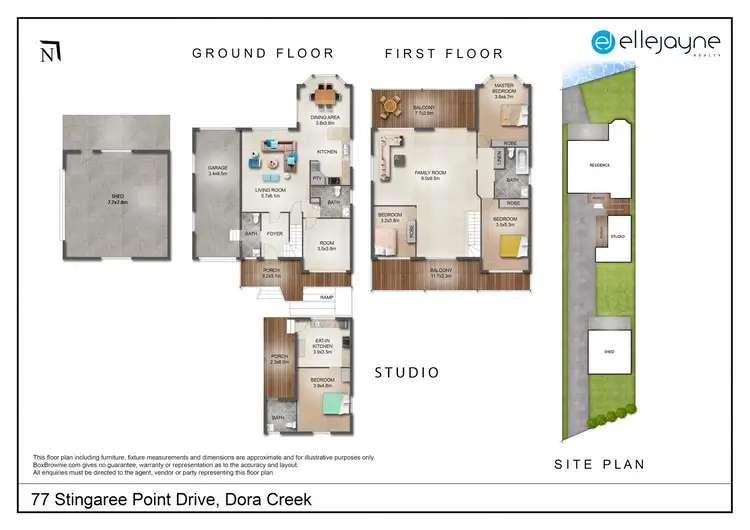 Floorplan of Homely house listing, 77 Stingaree Point Drive, Dora Creek NSW 2264