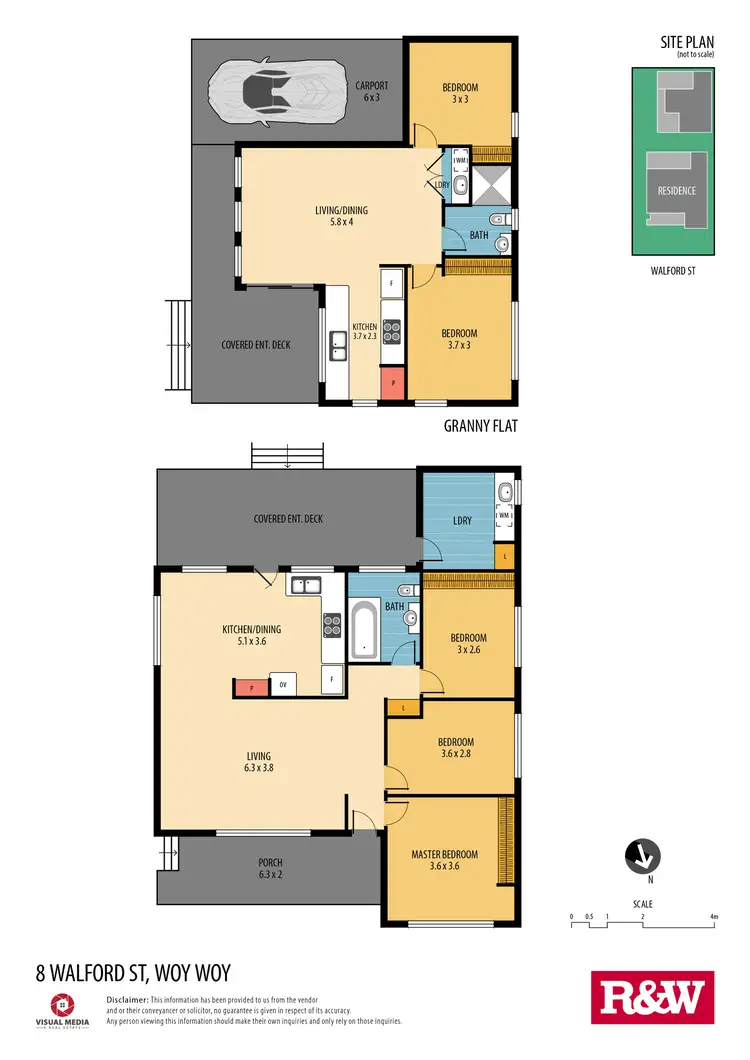 Floorplan of Homely house listing, 8 Walford Street, Woy Woy NSW 2256