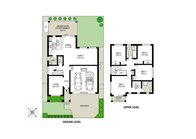 Floorplan of Homely house listing, 8 Elsa Glade, Schofields NSW 2762