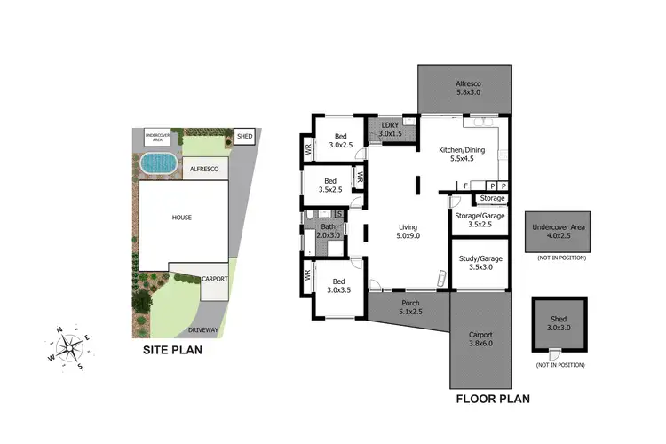 Floorplan of Homely house listing, 1 Sextans Place, Cranebrook NSW 2749