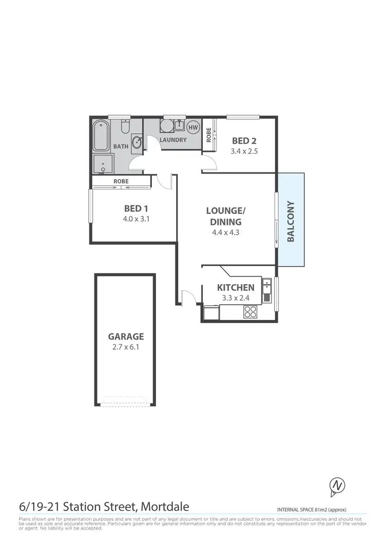 Floorplan of Homely apartment listing, 6/19-21 Station Street, Mortdale NSW 2223