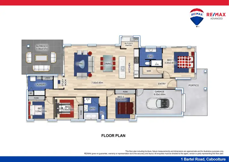 Floorplan of Homely rural property listing, 1 Bartel Road, Caboolture QLD 4510