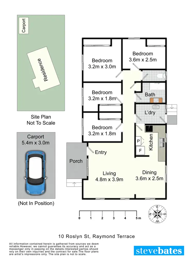 Floorplan of Homely house listing, 10 Roslyn Street, Raymond Terrace NSW 2324