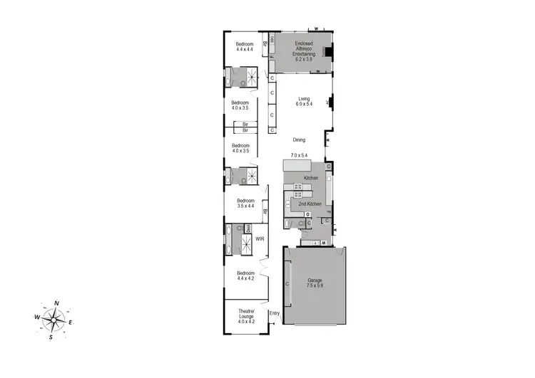 Floorplan of Homely house listing, 12 Palmaston Drive, Greenvale VIC 3059