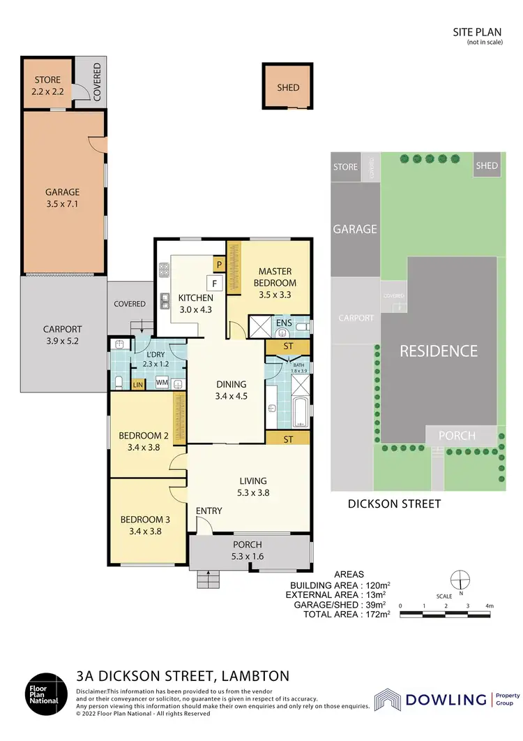 Floorplan of Homely house listing, 3a Dickson Street, Lambton NSW 2299