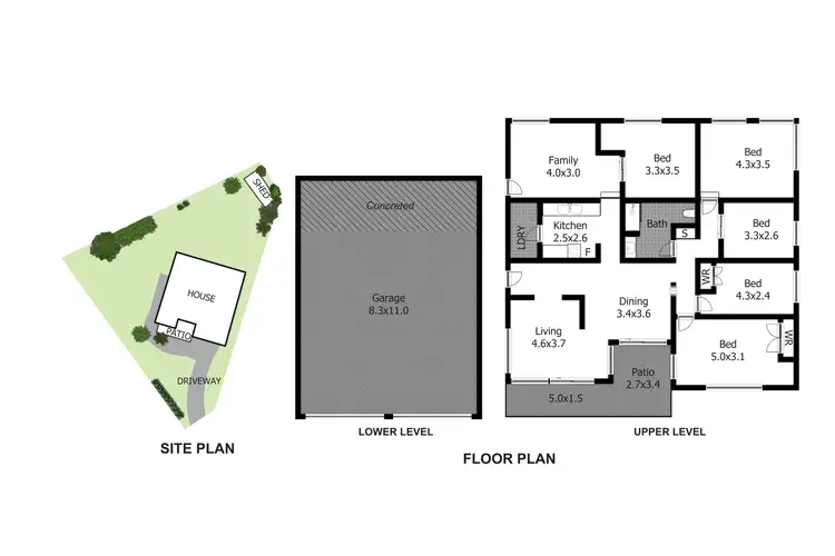 Floorplan of Homely house listing, 6 Dodd Place, Cranebrook NSW 2749