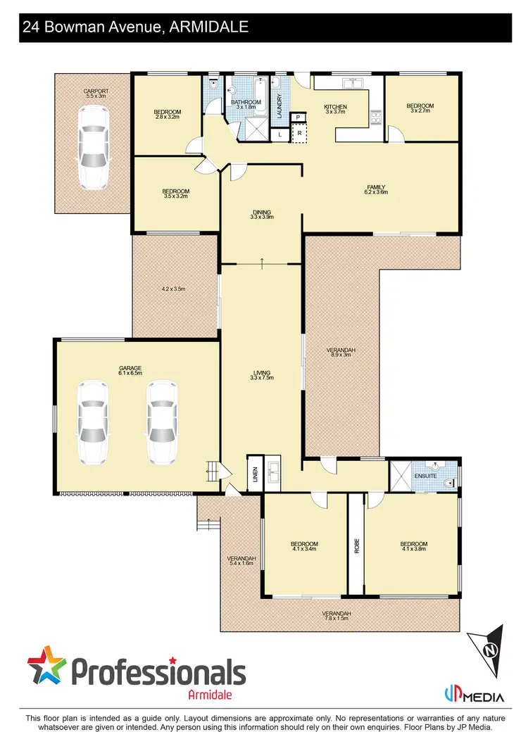 Floorplan of Homely house listing, 24 Bowman Avenue, Armidale NSW 2350