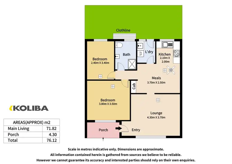Floorplan of Homely unit listing, 5/7 Stephens Avenue, Torrensville SA 5031