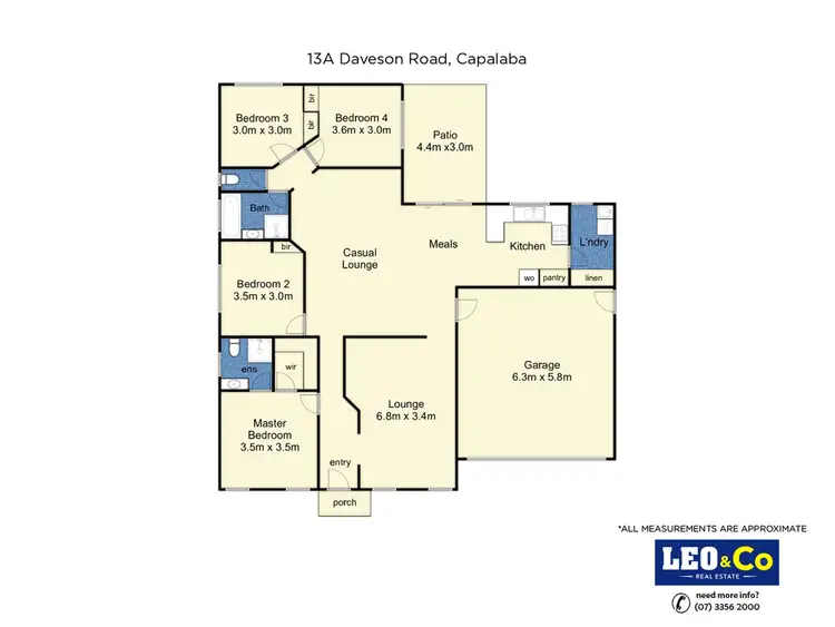 Floorplan of Homely house listing, 13A Daveson Road, Capalaba QLD 4157