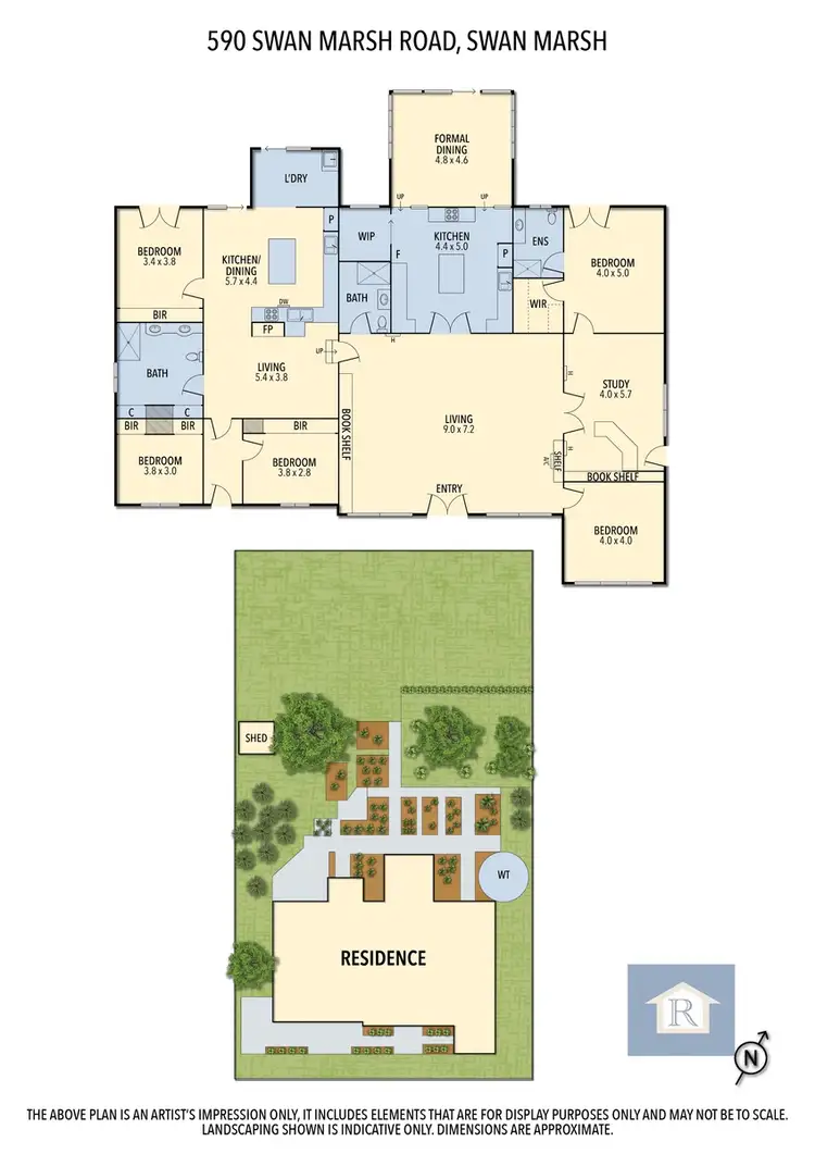 Floorplan of Homely house listing, 590 Swan Marsh Road, Swan Marsh VIC 3249