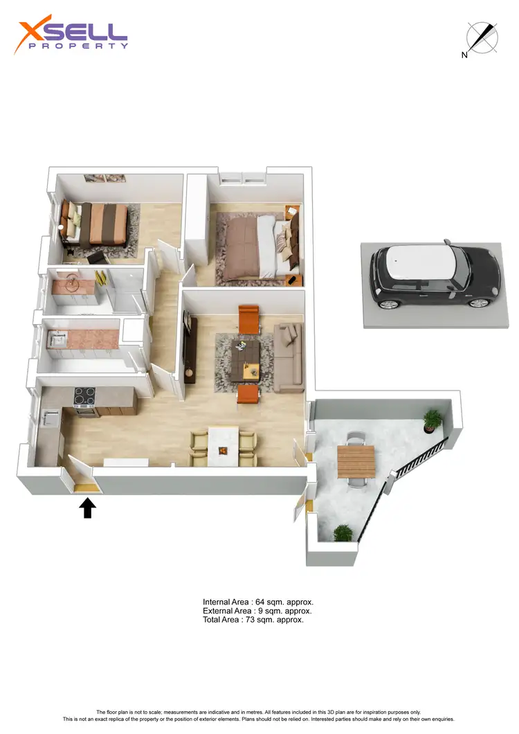 Floorplan of Homely unit listing, 14/308 Anzac Highway, Plympton SA 5038