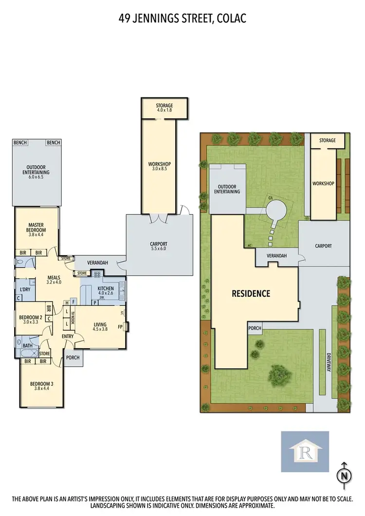 Floorplan of Homely house listing, 49 Jennings Street, Colac VIC 3250