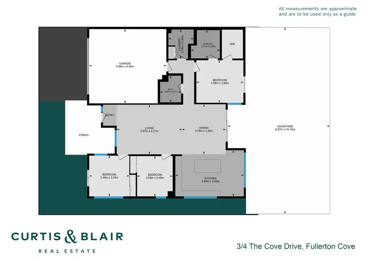 Floorplan of Homely house listing, 3/4 The Cove Drive, Fullerton Cove NSW 2318