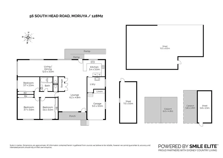 Floorplan of Homely house listing, 56 South Head Road, Moruya NSW 2537