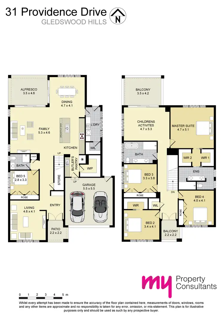 Floorplan of Homely house listing, 31 Providence Drive, Gledswood Hills NSW 2557