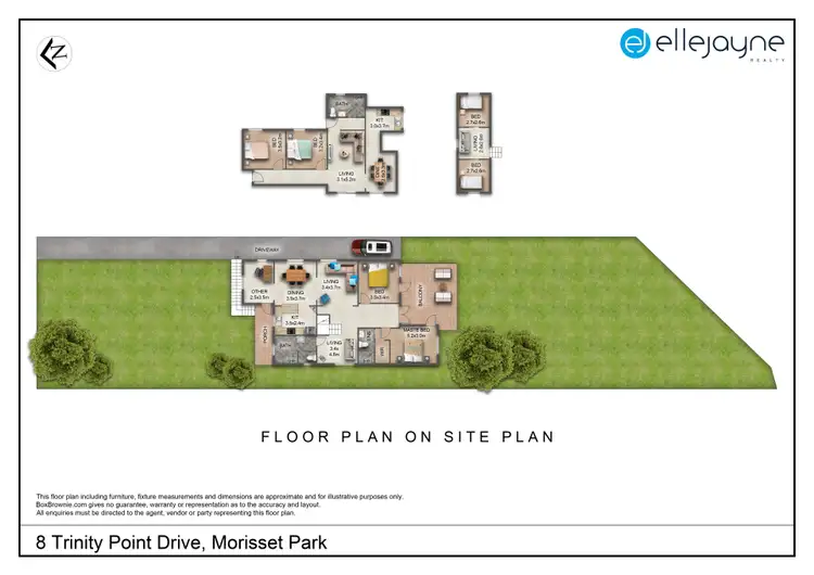 Floorplan of Homely house listing, 8 Trinity Point Drive, Morisset Park NSW 2264