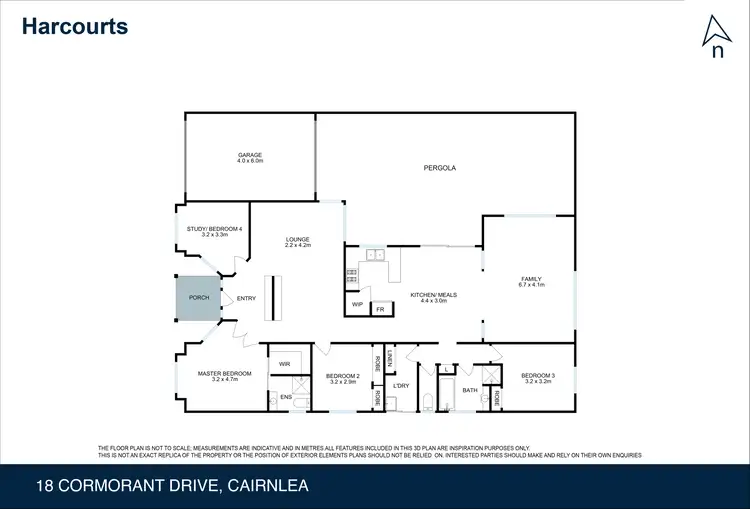 Floorplan of Homely house listing, 18 Cormorant Drive, Cairnlea VIC 3023